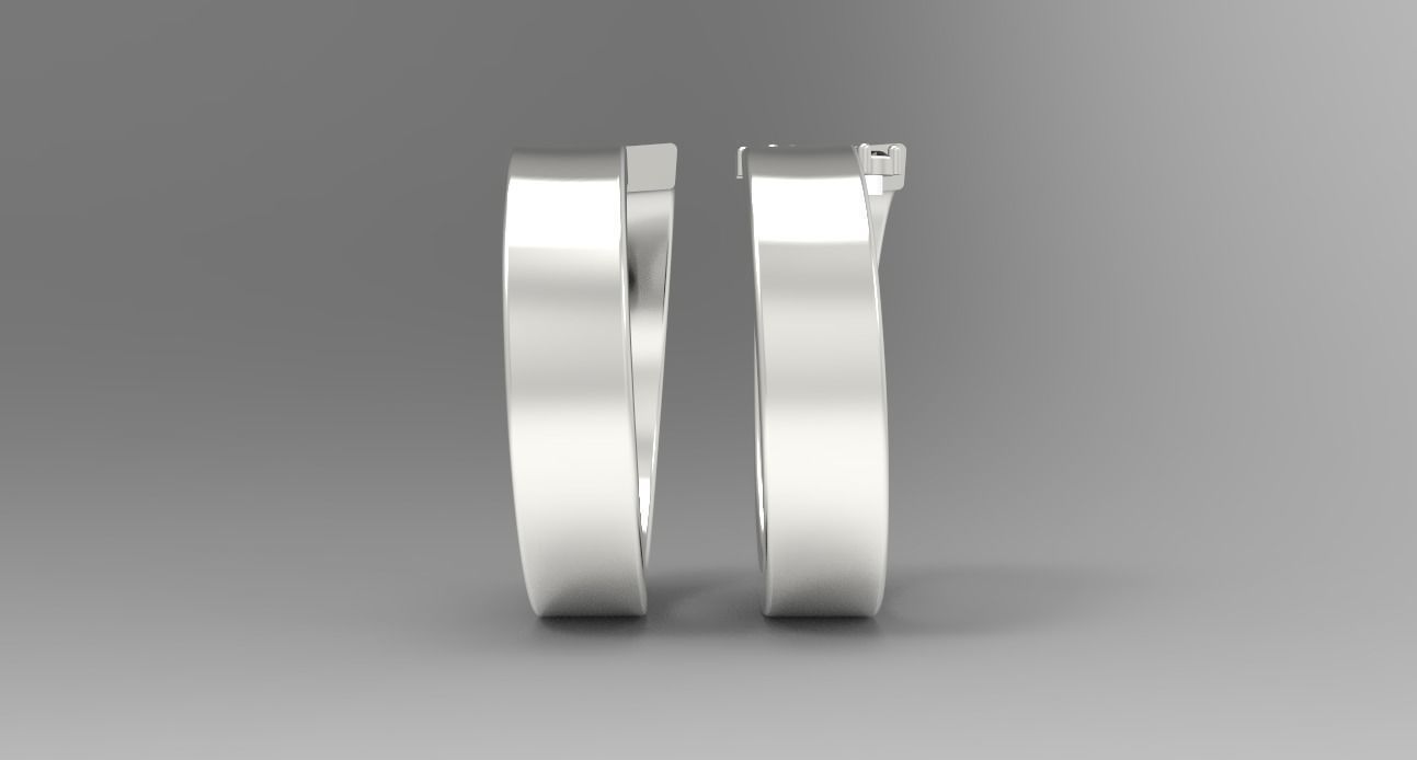 Bands ring wave model Free 3D model_2