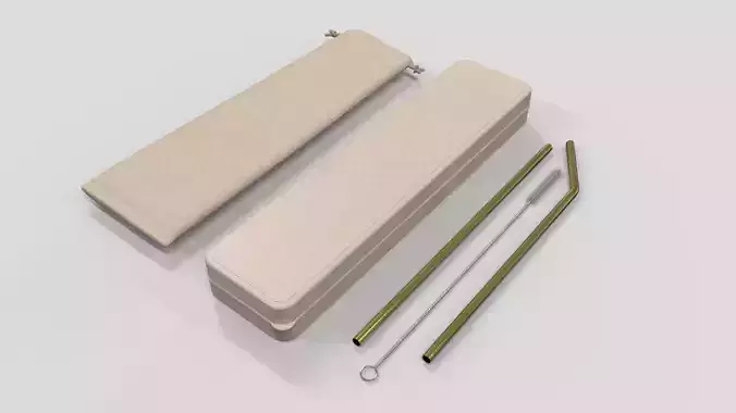 Stainless Steel Straws Kit