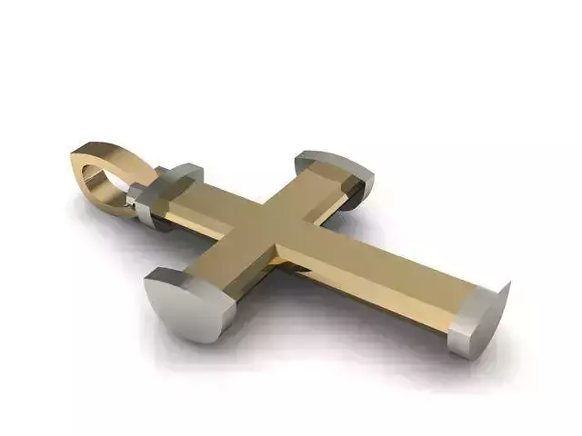 Faceted crucifix