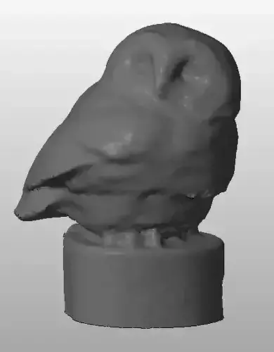 gufopiedistallo owl statue