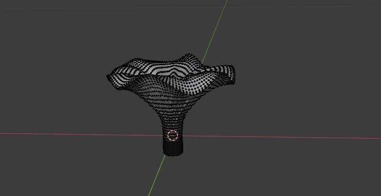  chanterelle mushroom Low-poly 3D model_3