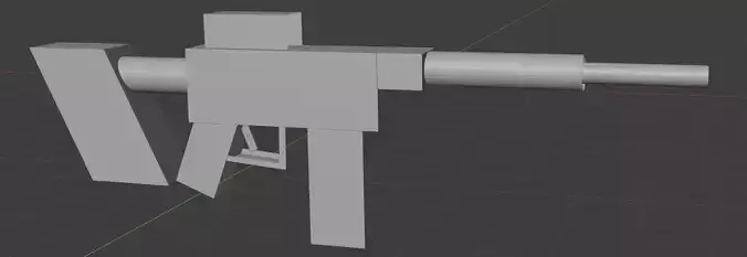Low Poly Gun