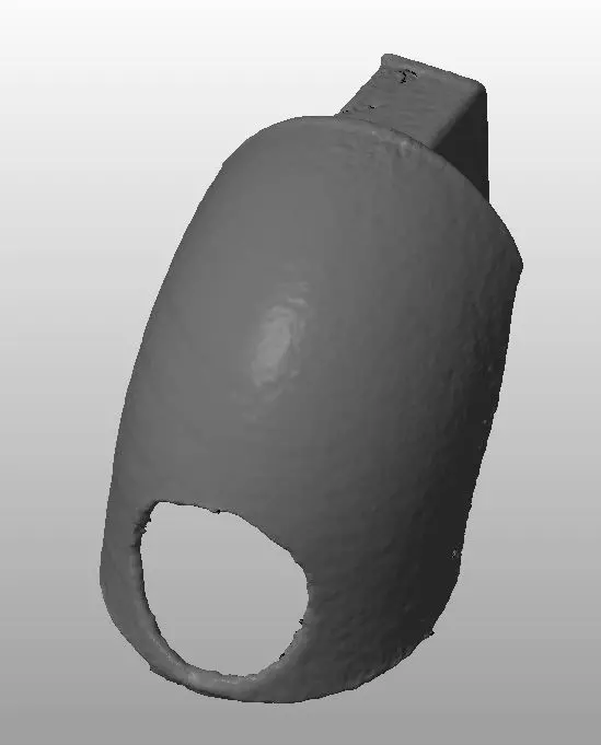 cupolino helmet with hole in it Free 3D model_0