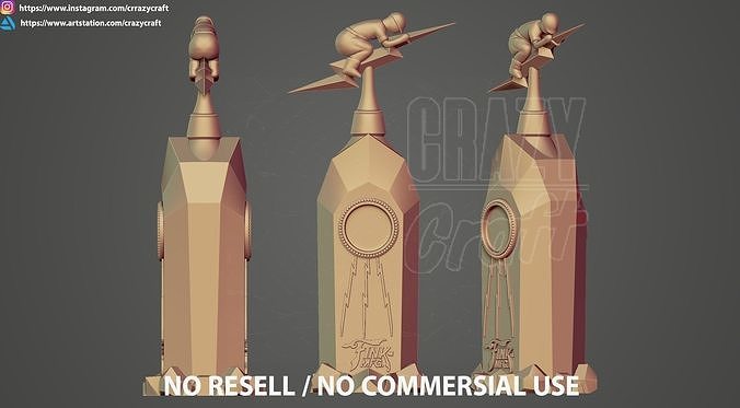 Shock Jockey 3D print model