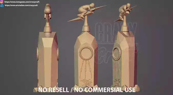 Shock Jockey 3D print model