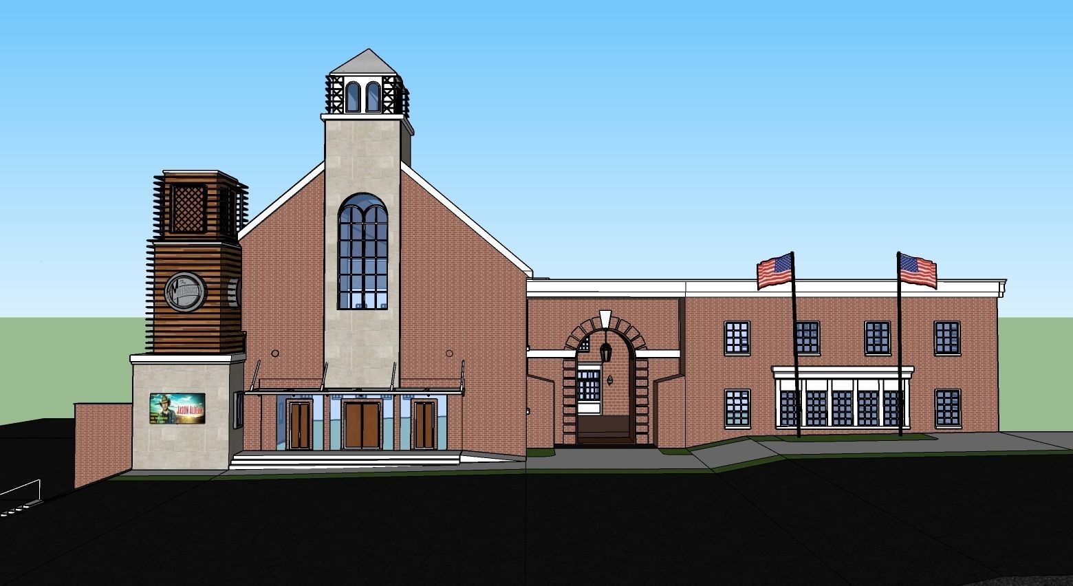 Church model design 3d sketchup model 3D model | CGTrader