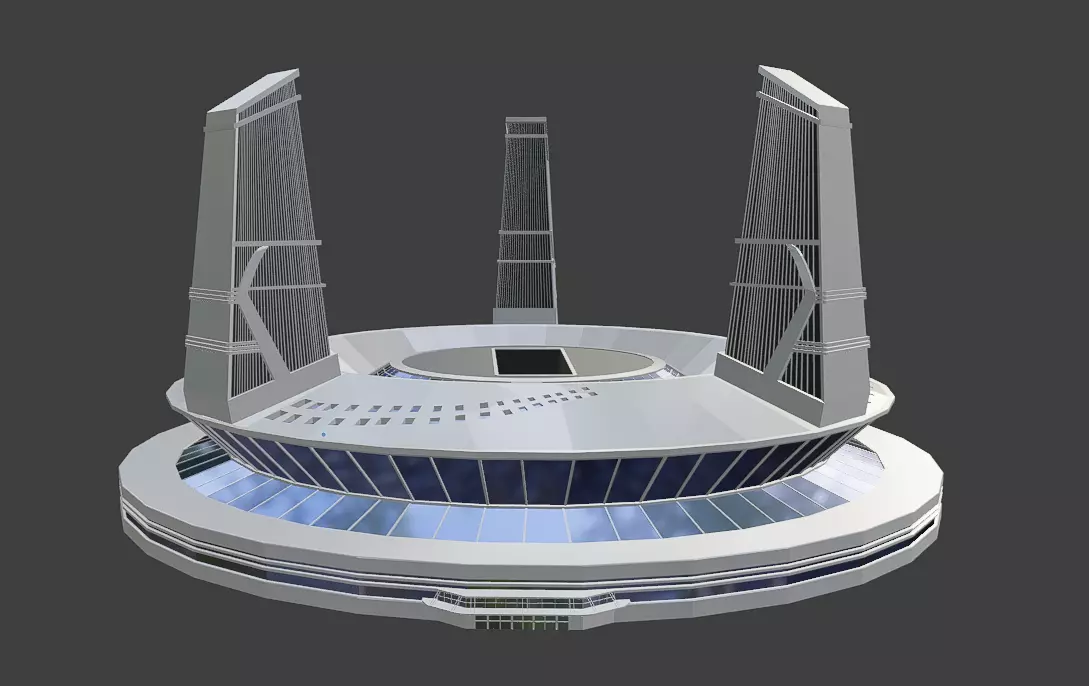 Star Labs CW The Flash Arrowverse 3D Model Low-poly 3D model_0