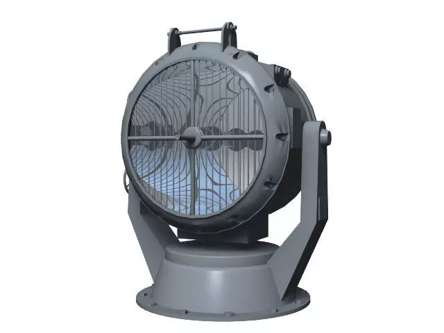 150 cm search light 3D model_0