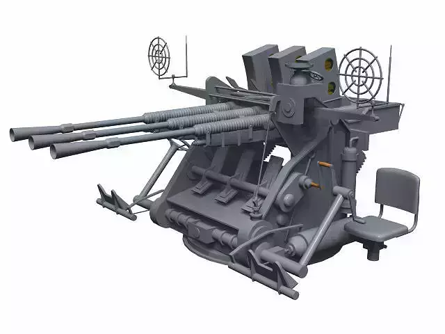 Type96 25mm 3 machinegun