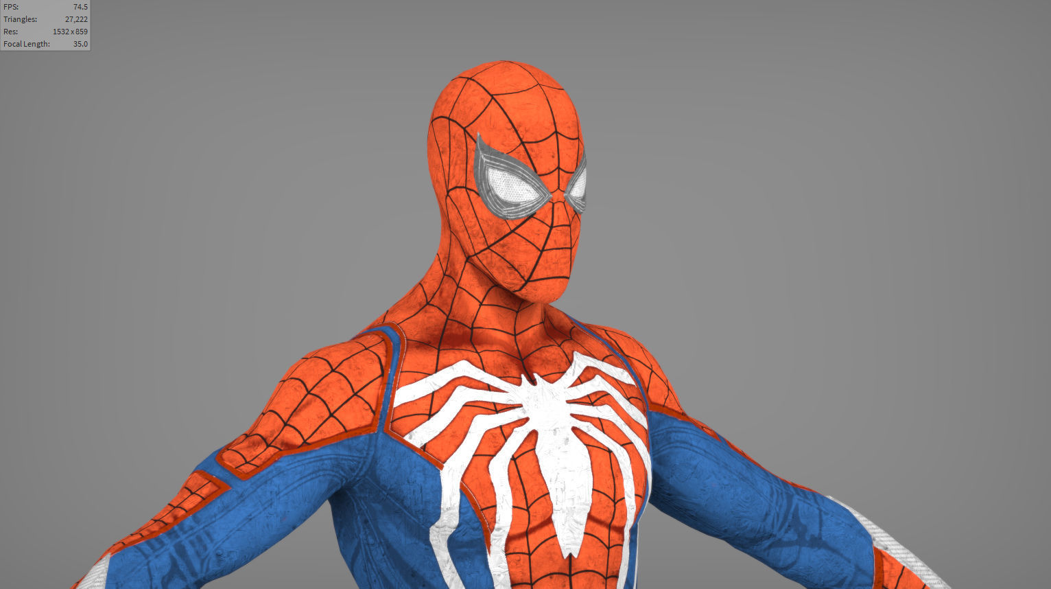 Spider-Man 2099 Free 3D model_4