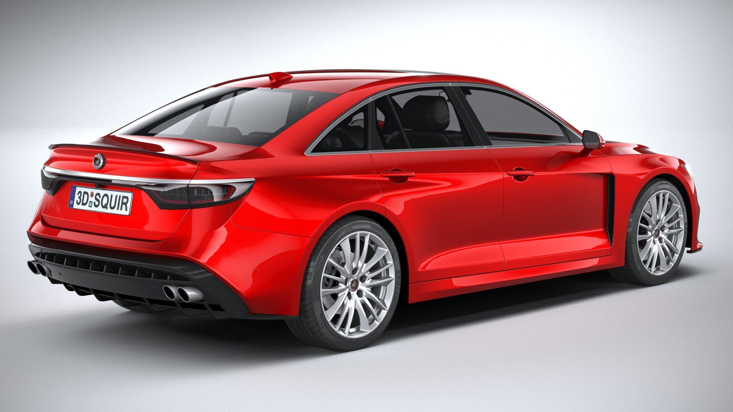 Generic Sedan 2020 v2 3D model_16