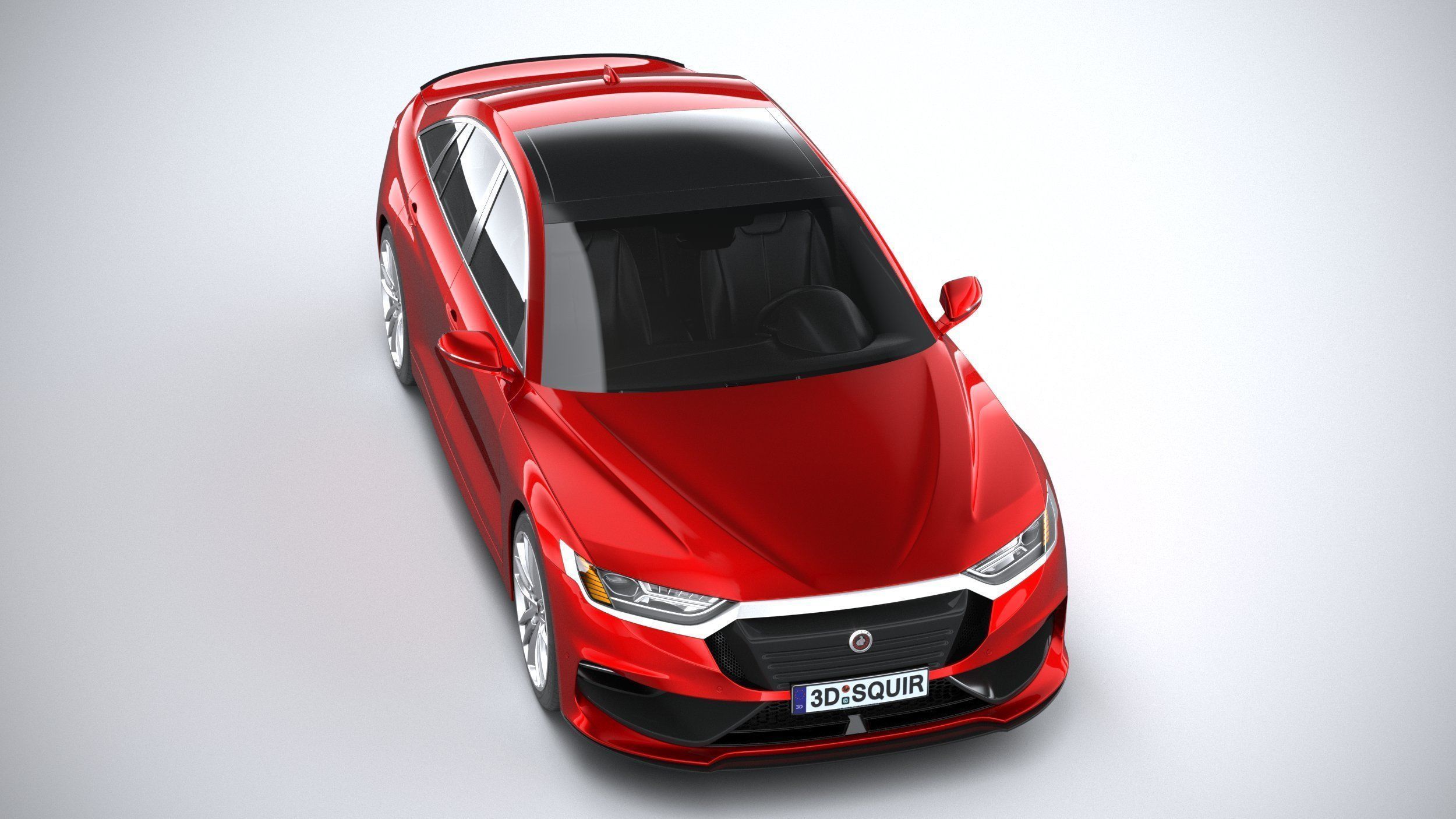 Generic Sedan 2020 v2 3D model_11