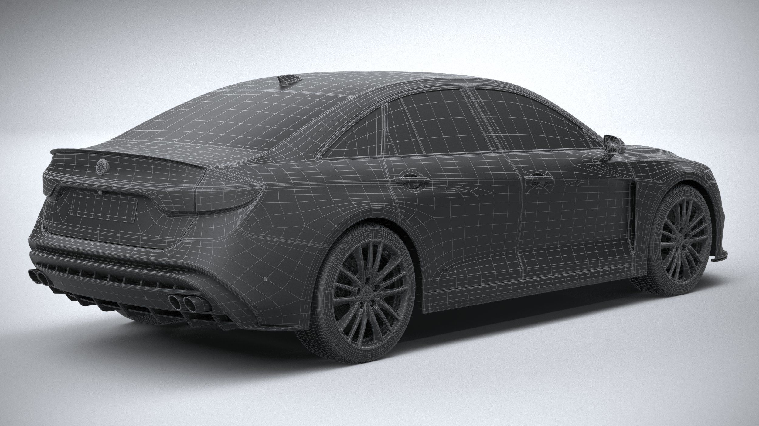 Generic Sedan 2020 v2 3D model_25