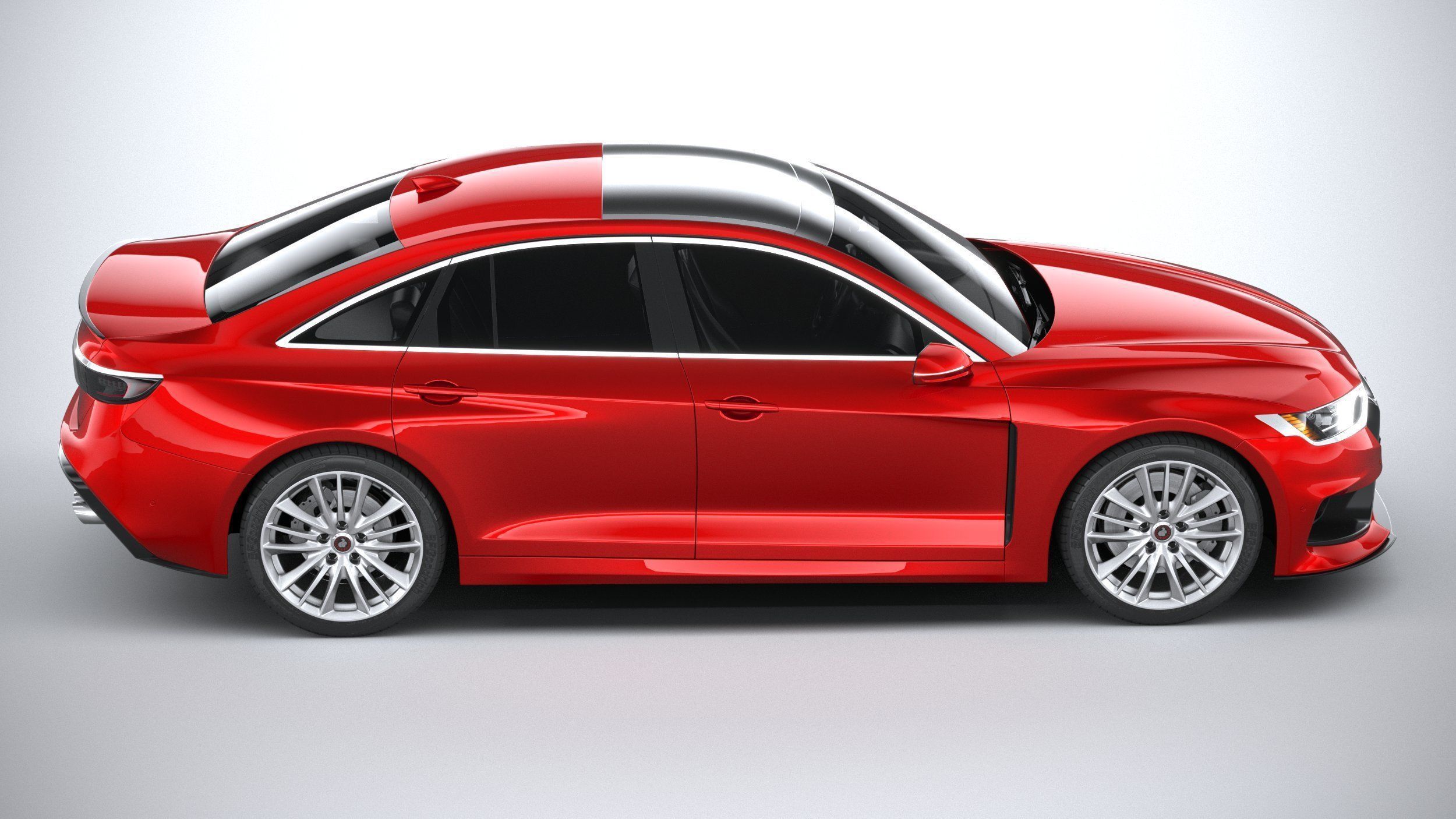 Generic Sedan 2020 v2 3D model_10