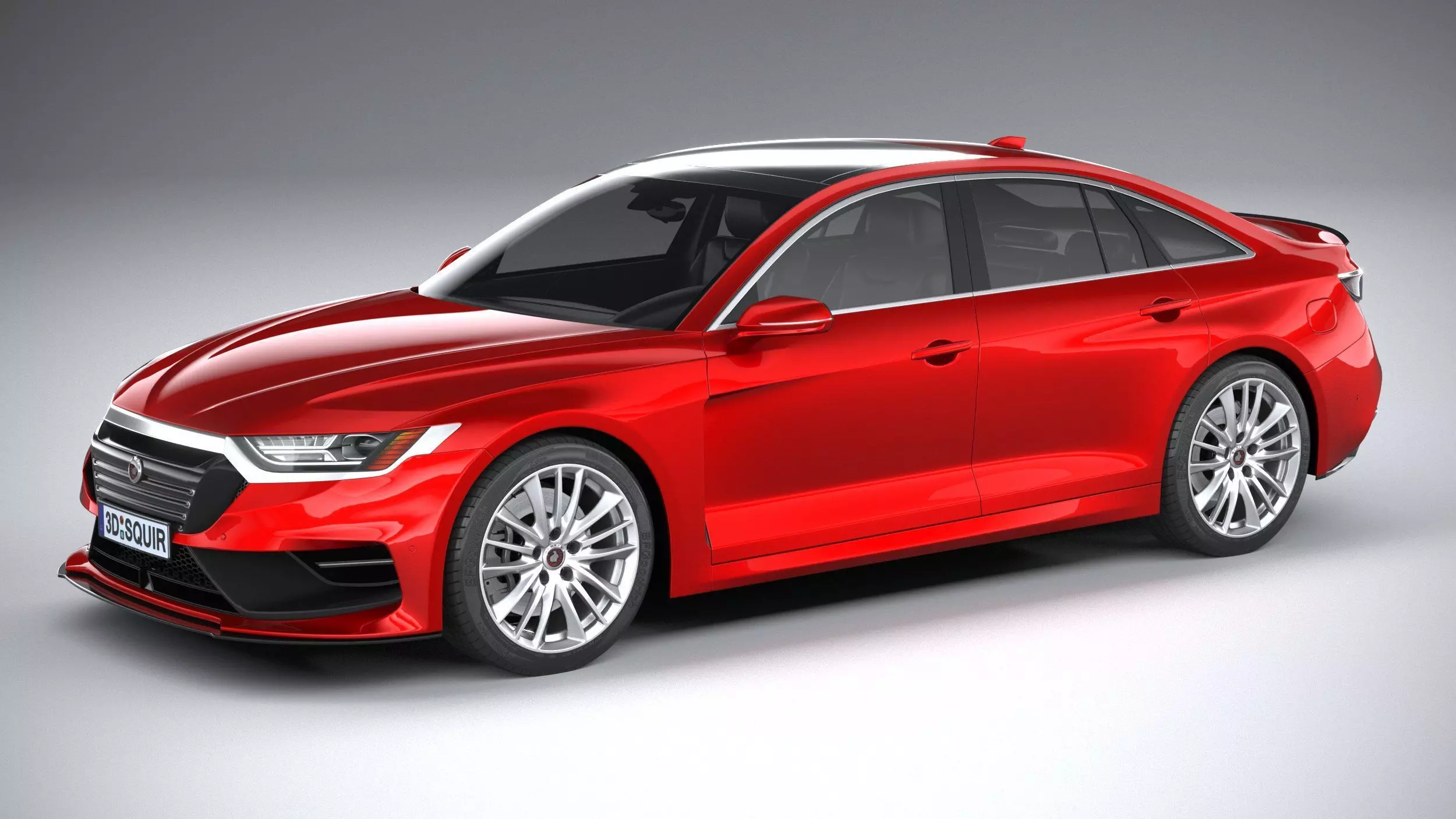Generic Sedan 2020 v2 3D model_0