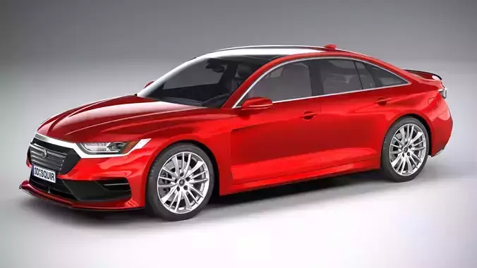Generic Sedan 2020 v2 3D model
