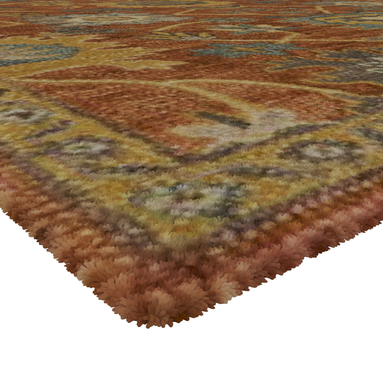 Rug Set 1003 3D model_1