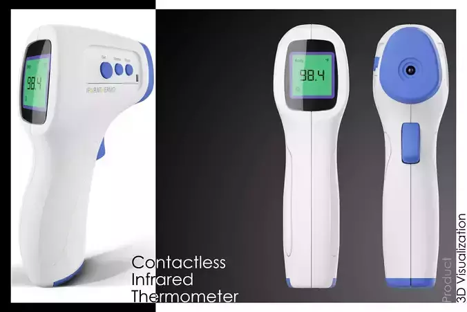 Contactless infrared thermometer