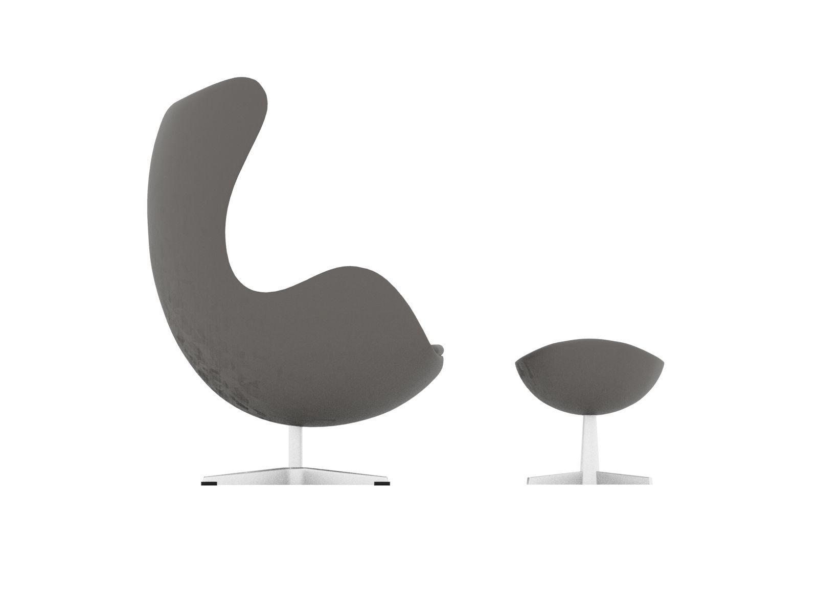 Egg Chair 3D model_3