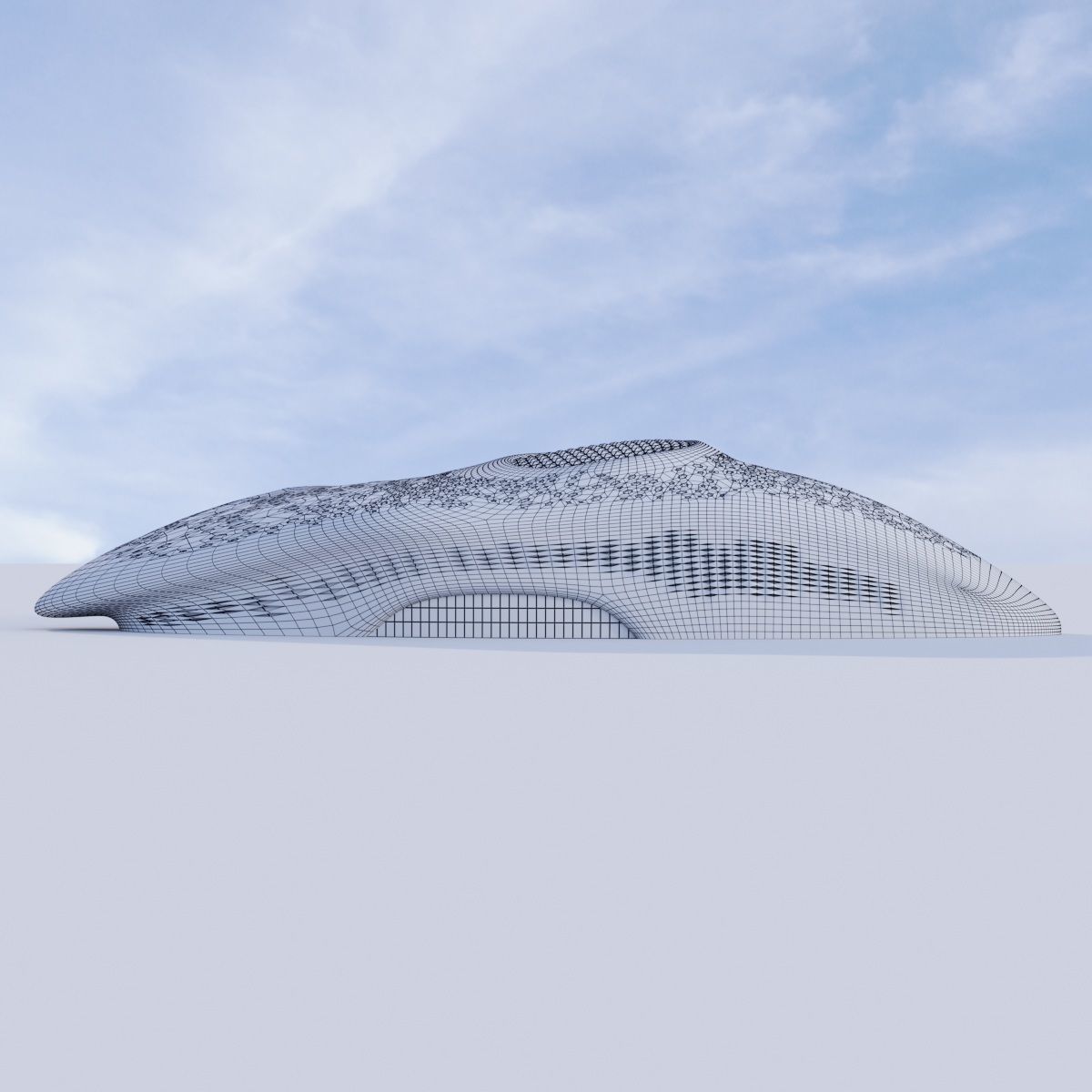 Futuristic building collection 4x 3 _18