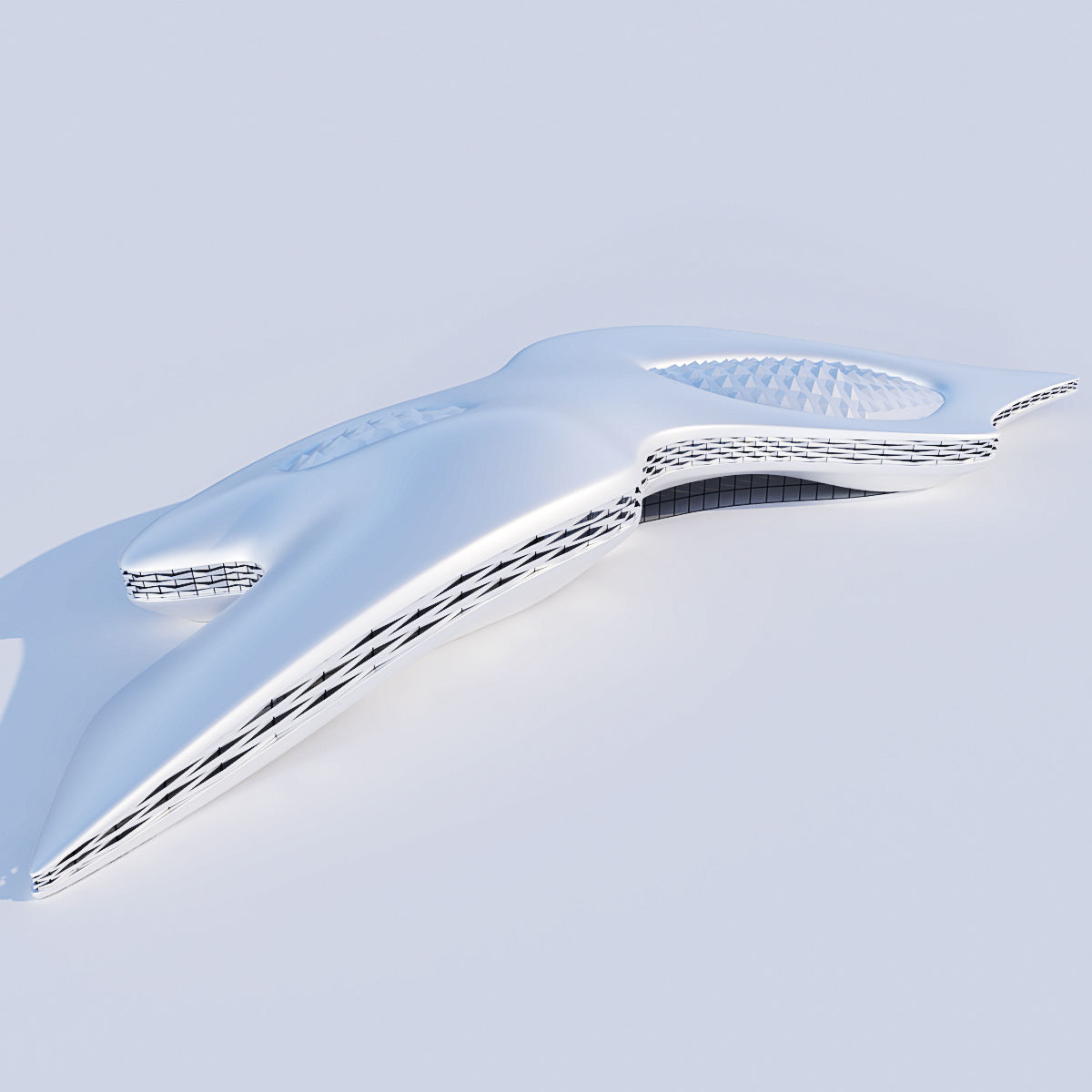 Futuristic building collection 4x 3 _19