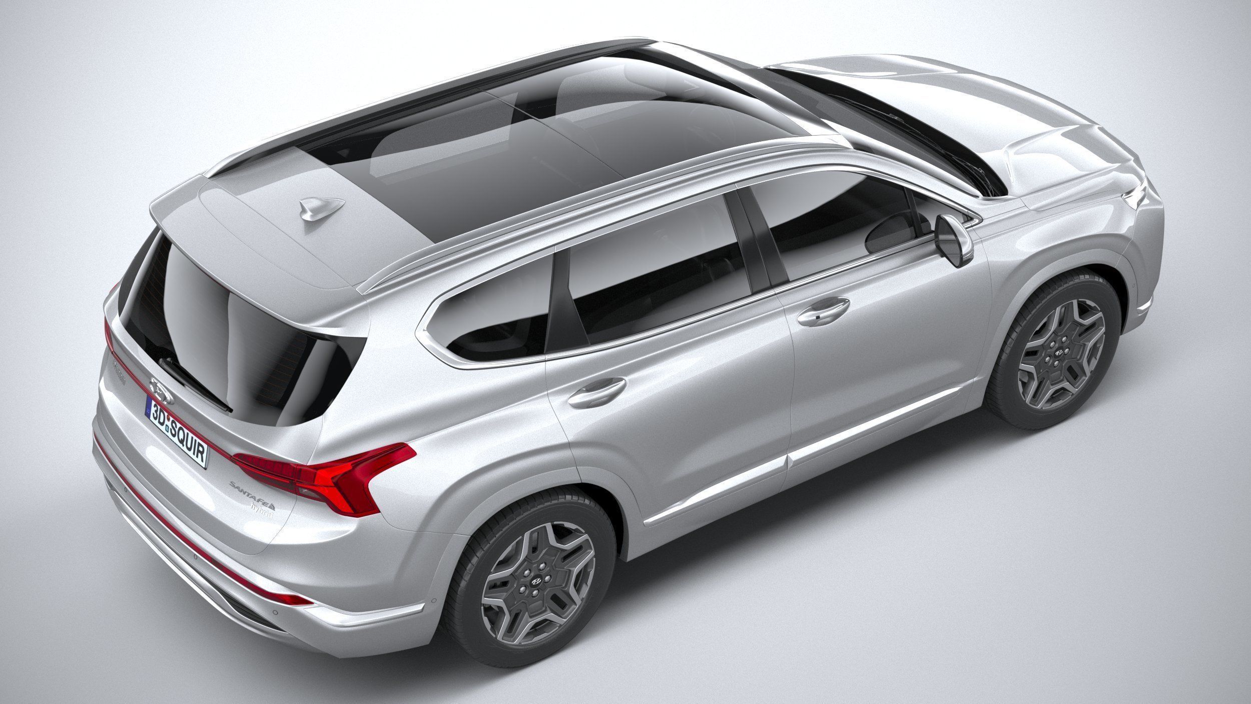 Hyundai SantaFe 2021 3D model_10