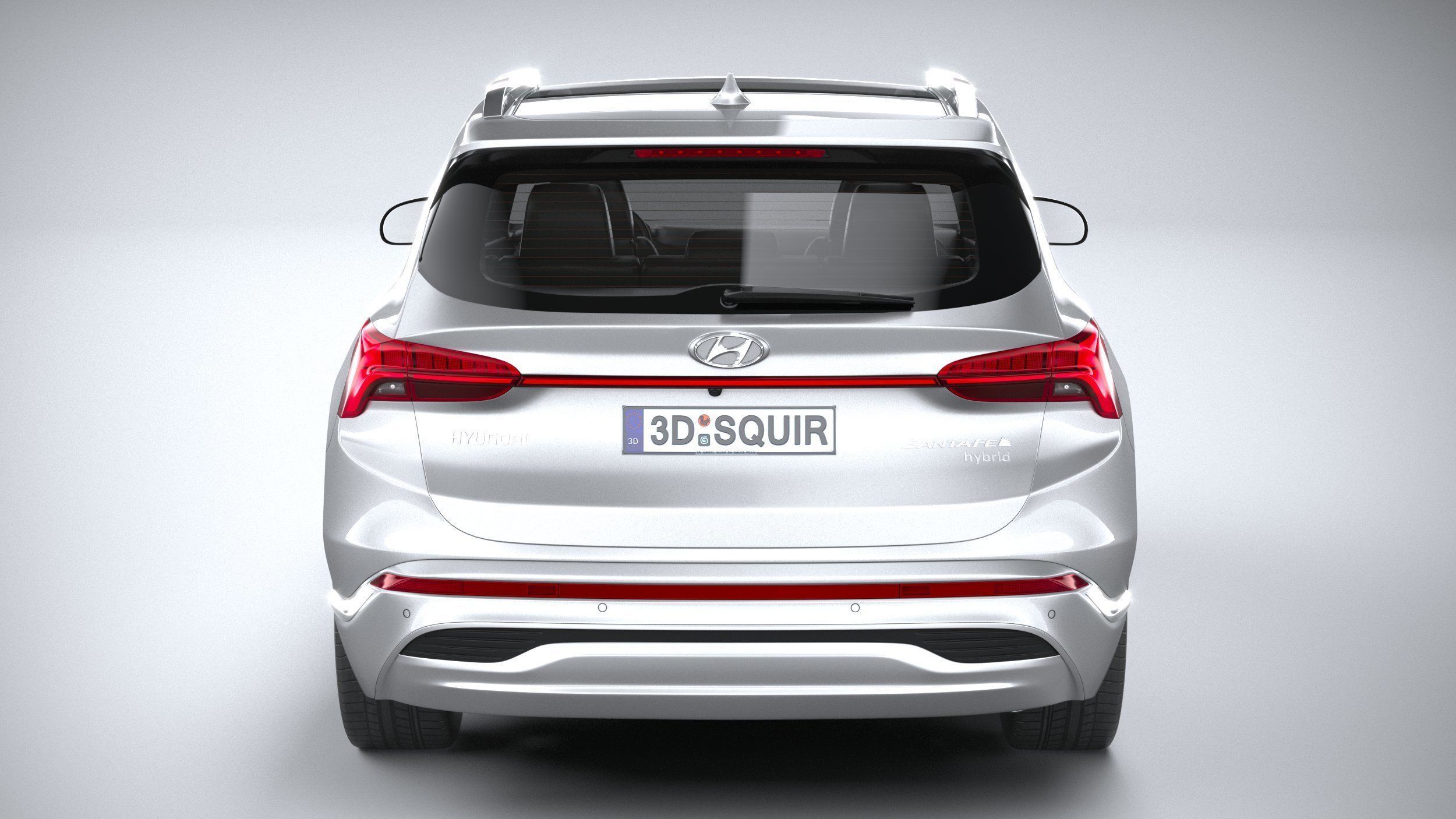 Hyundai SantaFe 2021 3D model_4