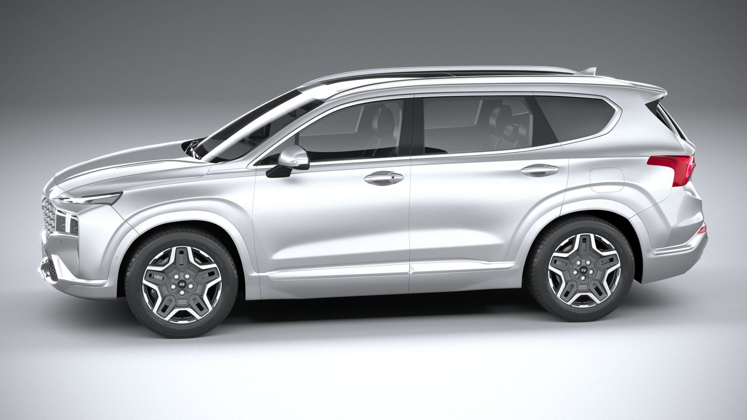 Hyundai SantaFe 2021 3D model_8