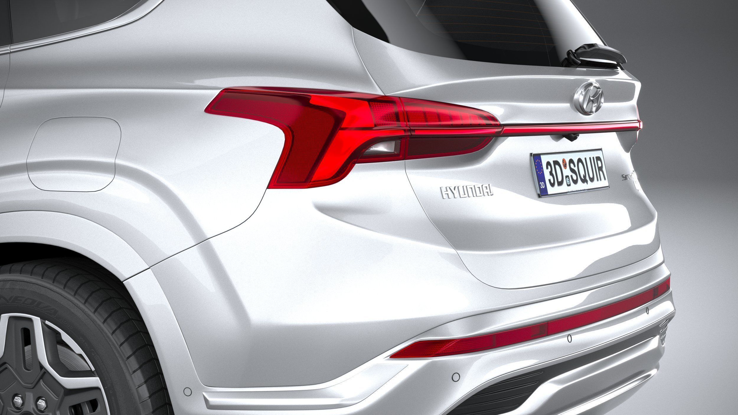 Hyundai SantaFe 2021 3D model_6
