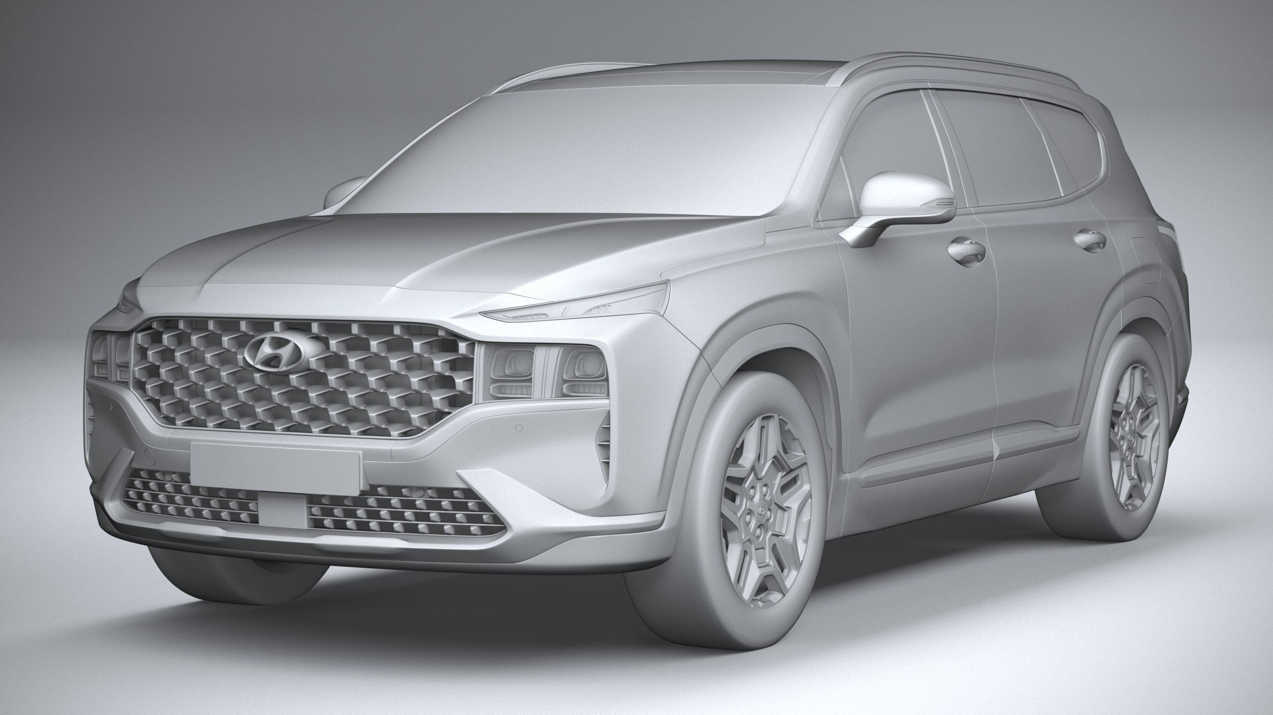 Hyundai SantaFe 2021 3D model_20