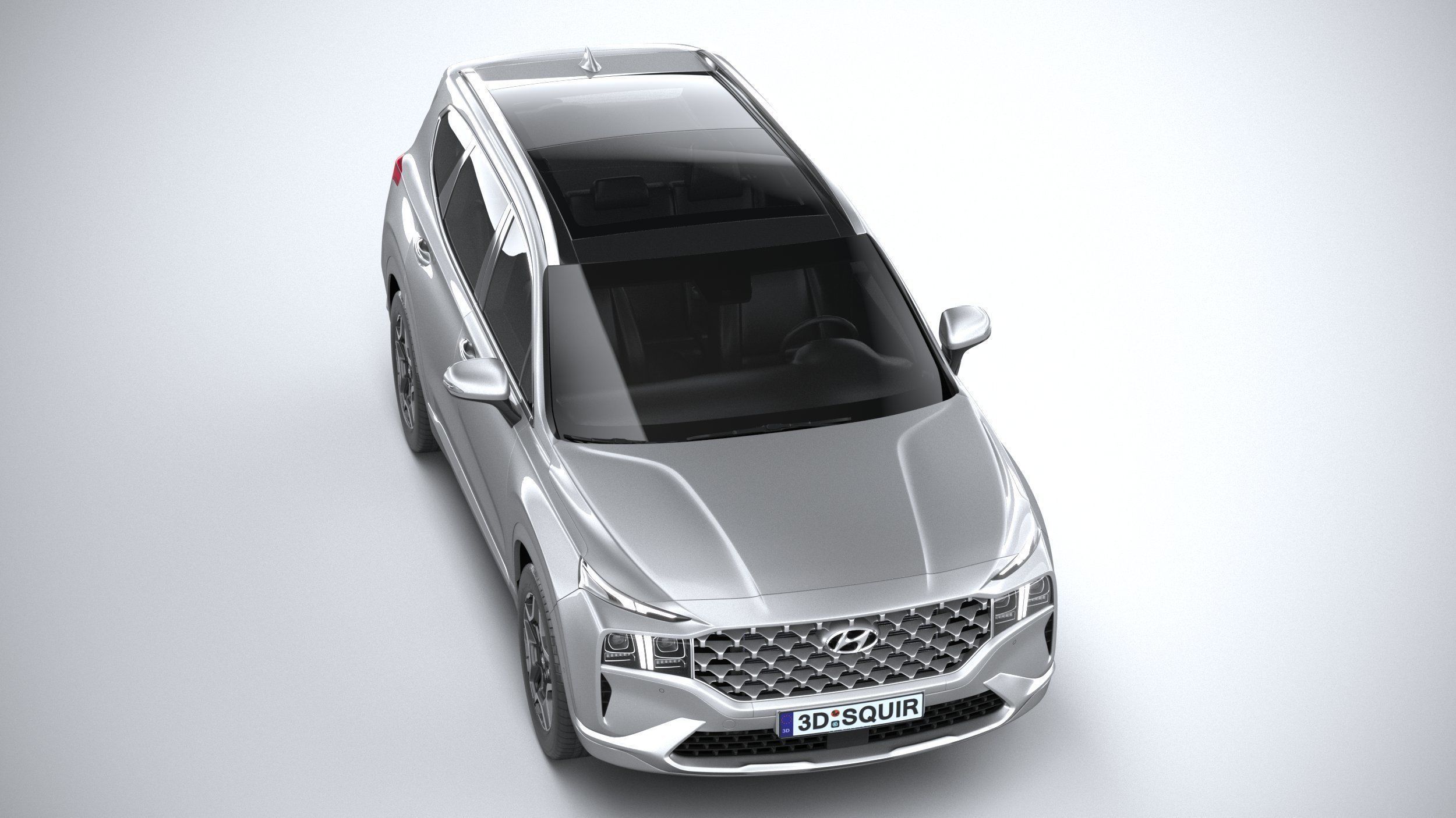 Hyundai SantaFe 2021 3D model_12