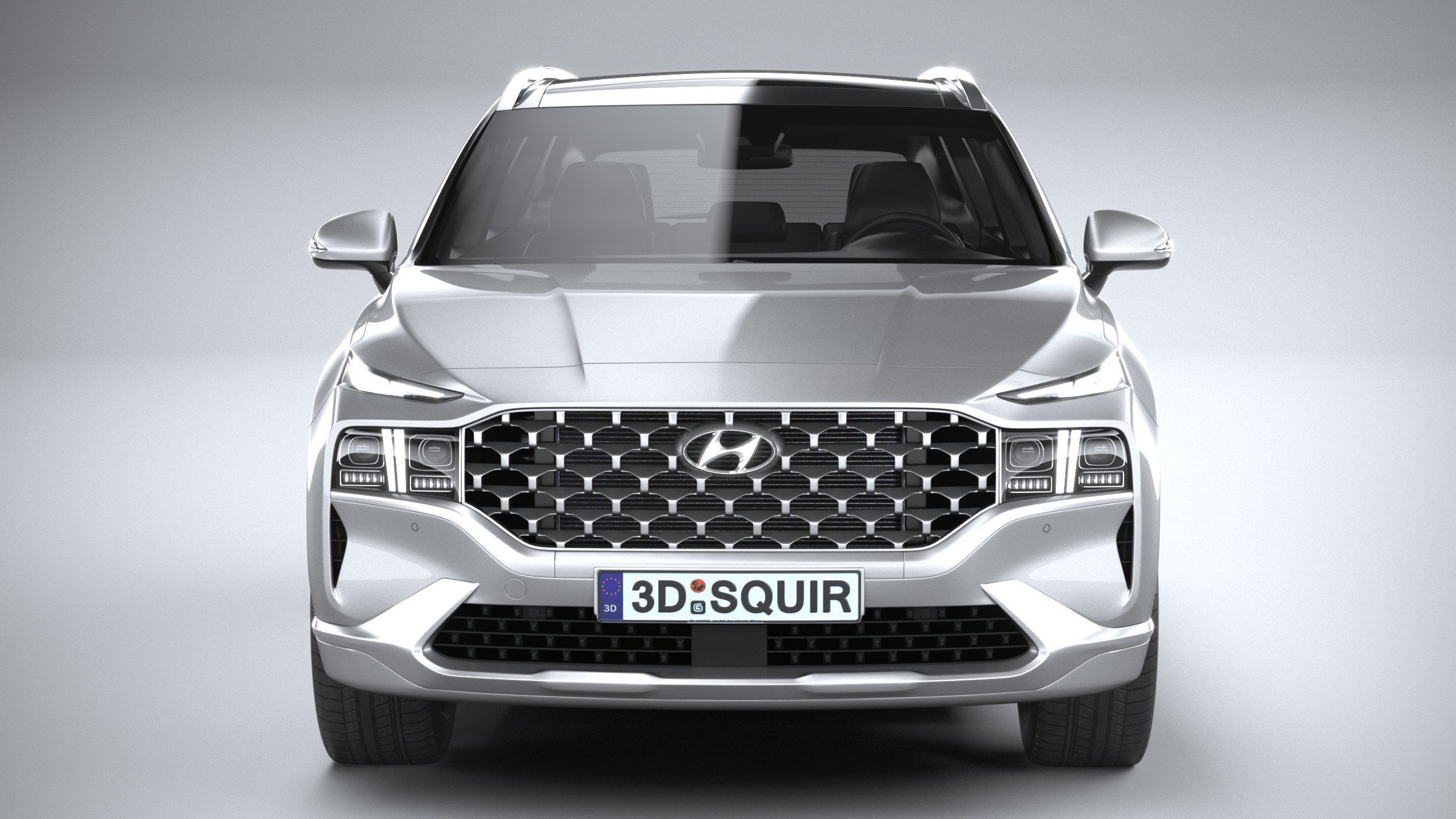 Hyundai SantaFe 2021 3D model_13