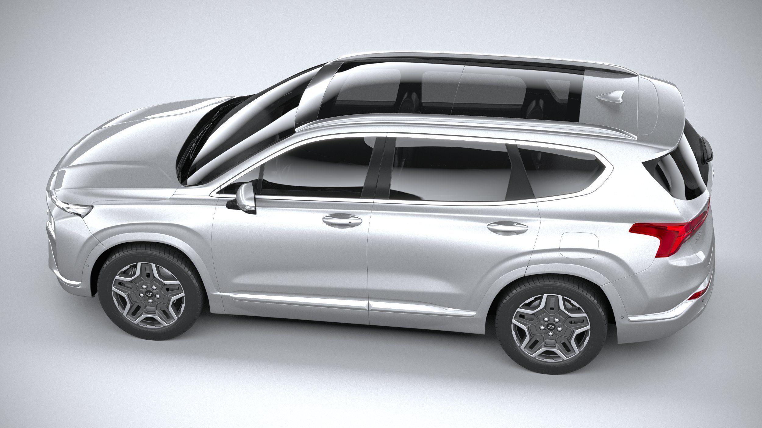 Hyundai SantaFe 2021 3D model_9