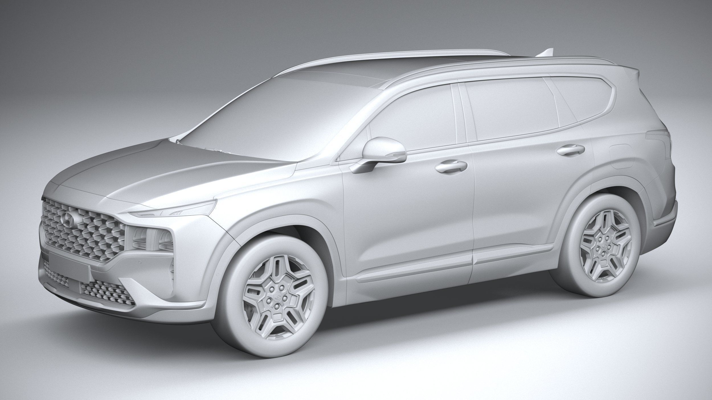 Hyundai SantaFe 2021 3D model_19