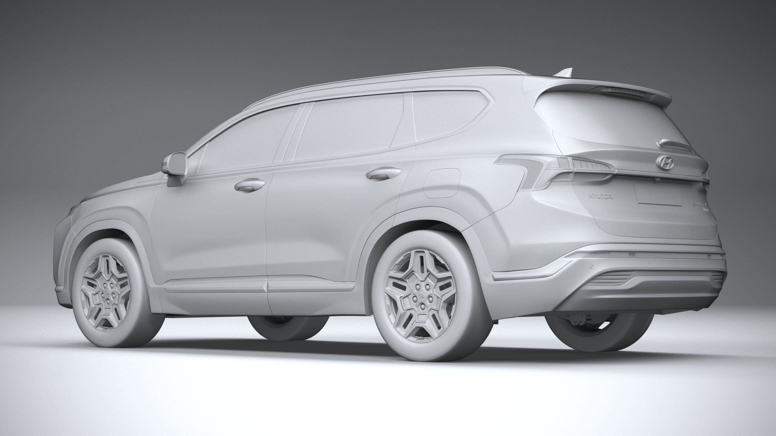 Hyundai SantaFe 2021 3D model_21