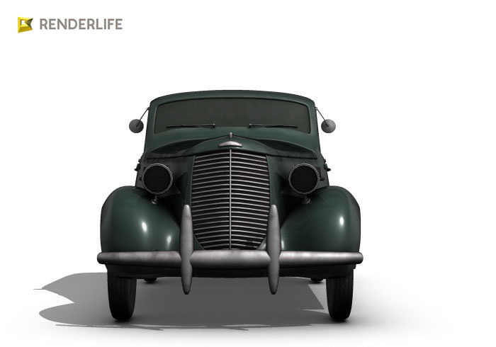 1930s Car 2 3D model_4