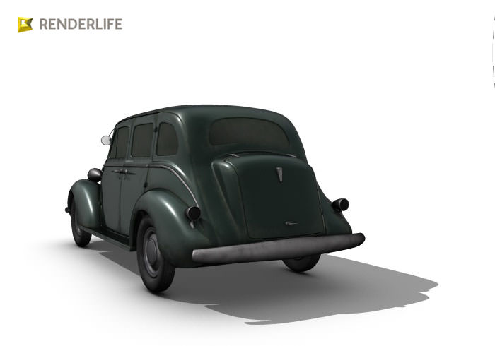 1930s Car 2 3D model_3