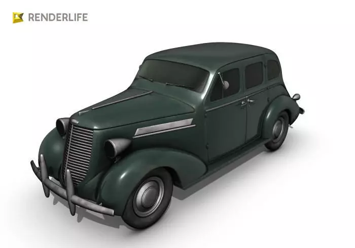 1930s Car 2 3D model_0