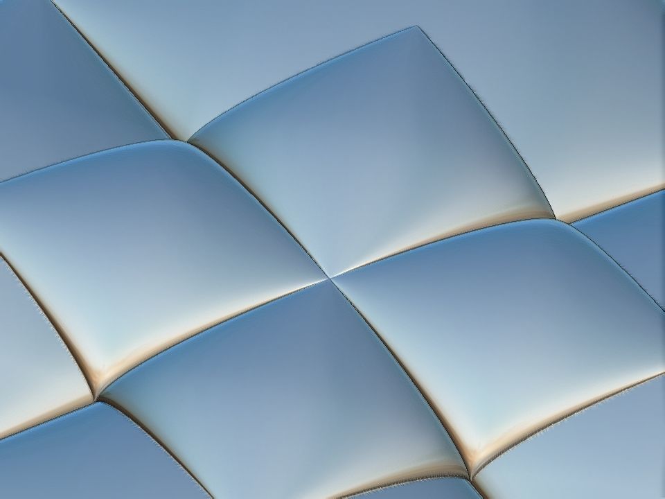 3D WALLPANEL piece of glass with squares 3D model_8