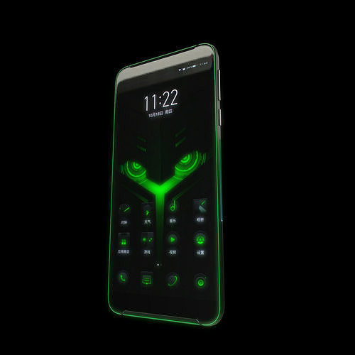 XiaoMi Black shark 3D model