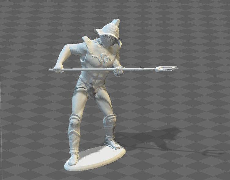 SPARTACUS toy soldier PLUS Bonus figure 3D print model_1