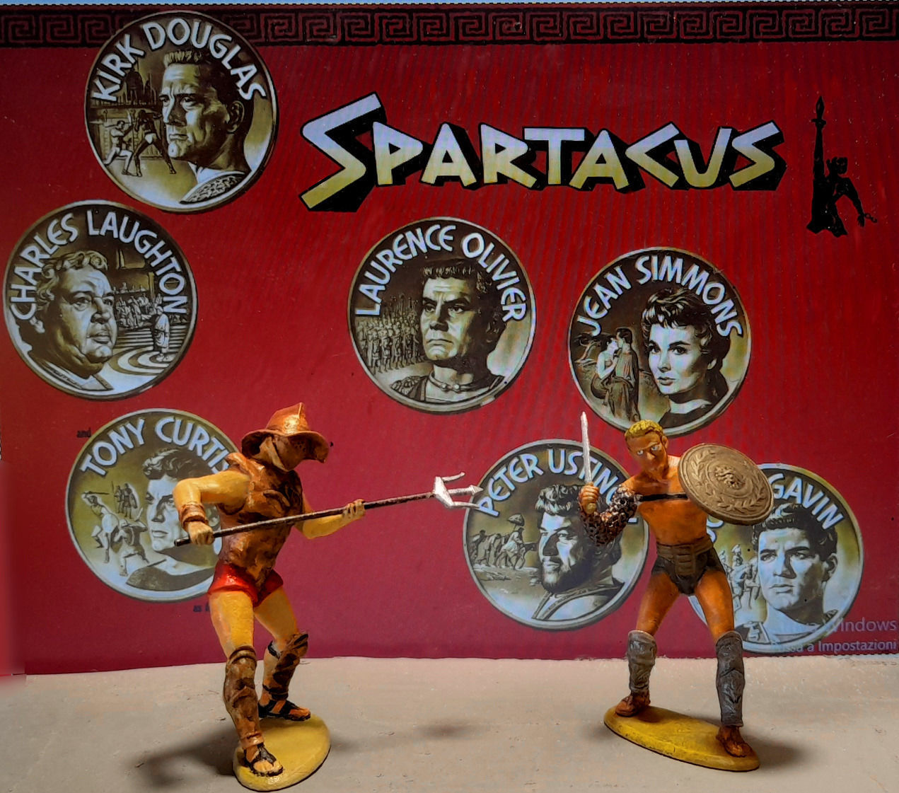 SPARTACUS toy soldier PLUS Bonus figure 3D print model_2
