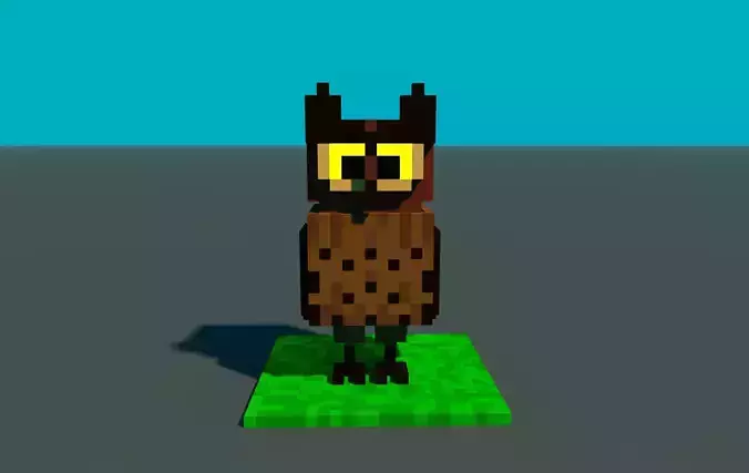 Voxel owl