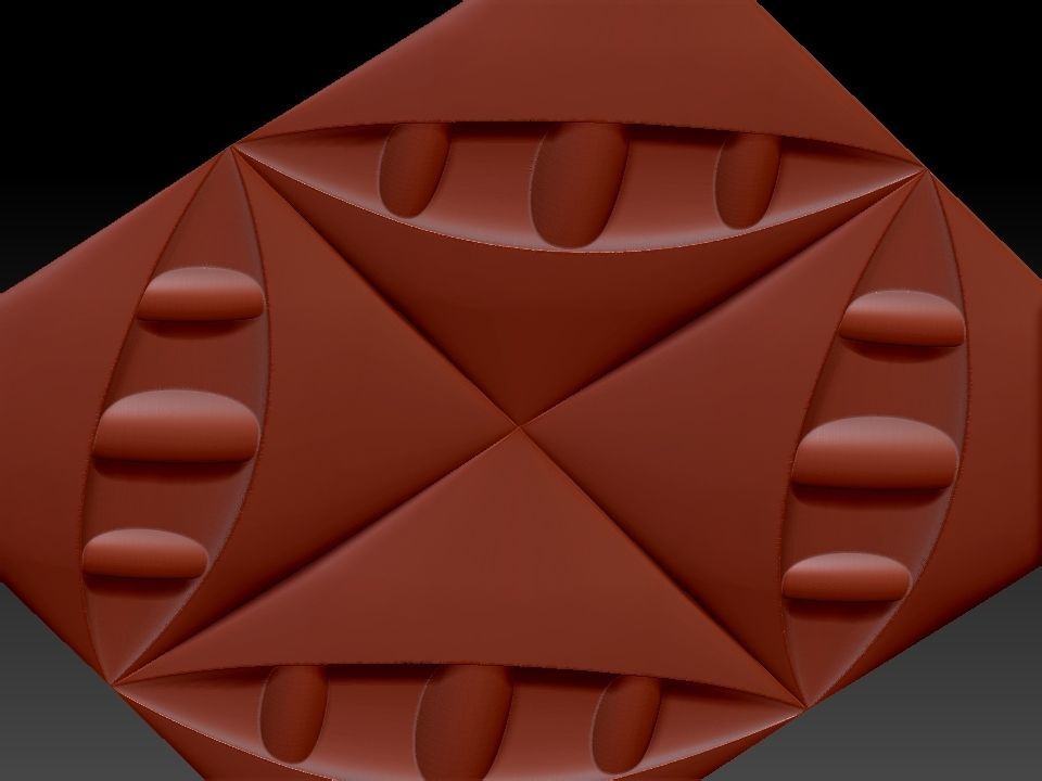 3D WALLPANEL geometric shape 3D model_2