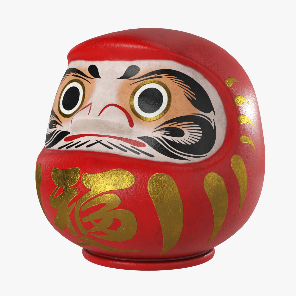 Daruma doll 3D model_7