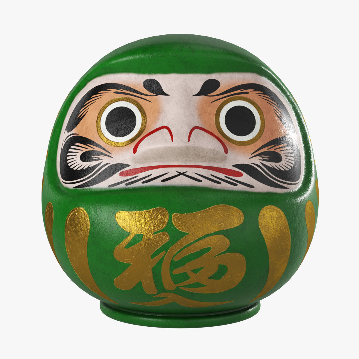 Daruma doll 3D model_10