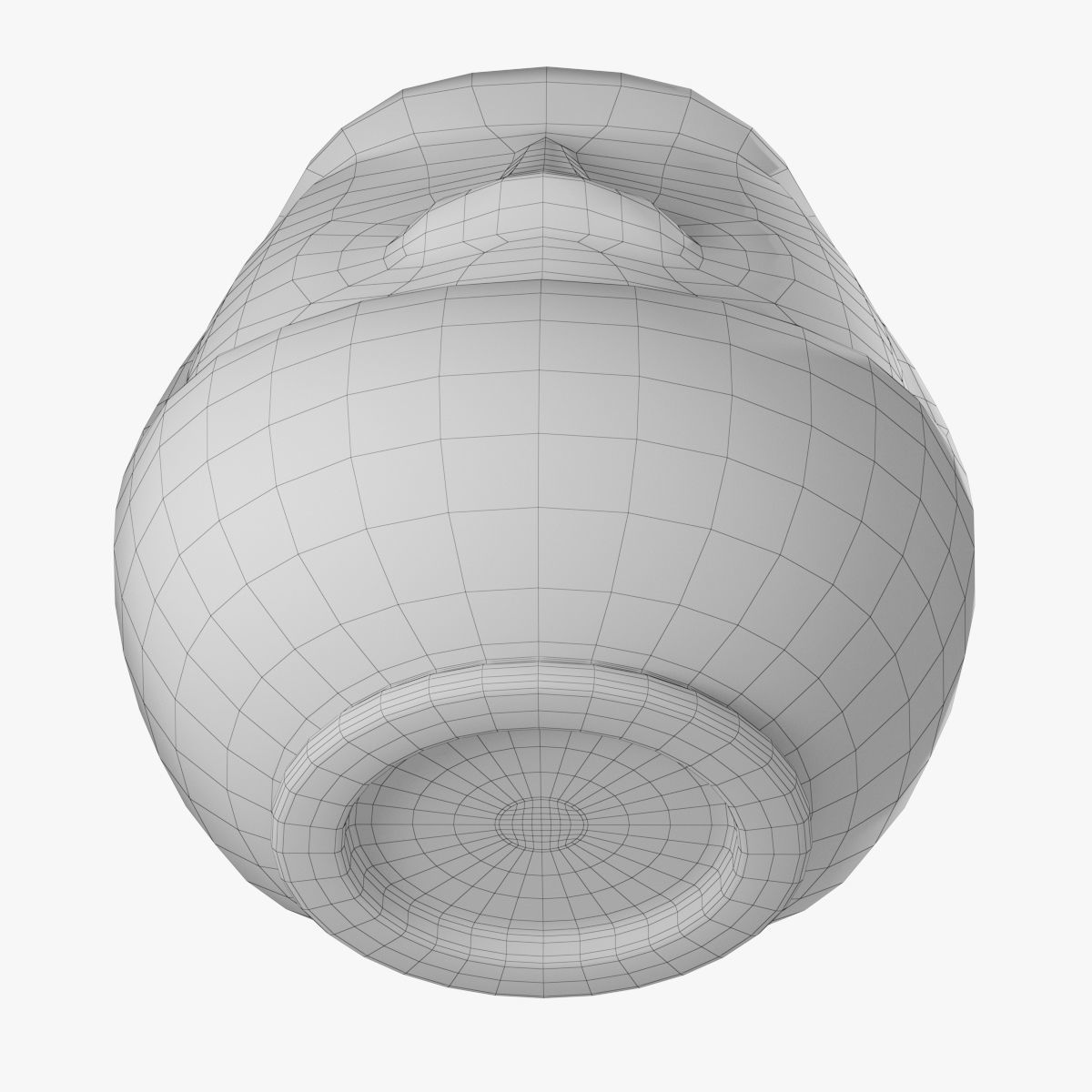 Daruma doll 3D model_24