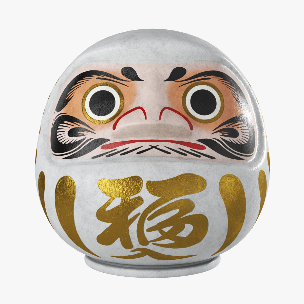 Daruma doll 3D model_16