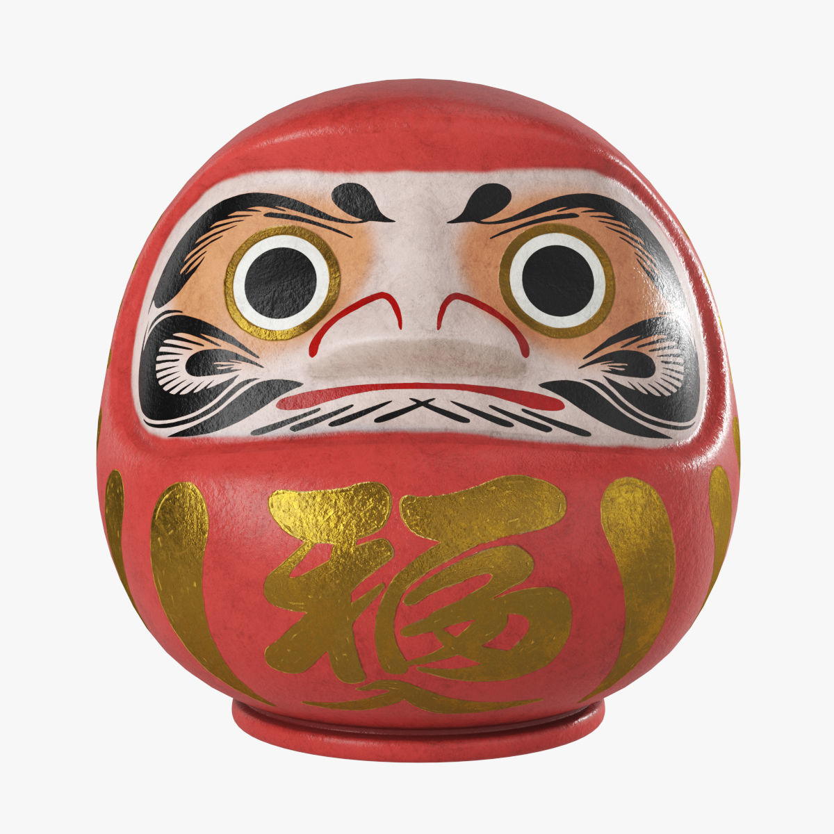 Daruma doll 3D model_18
