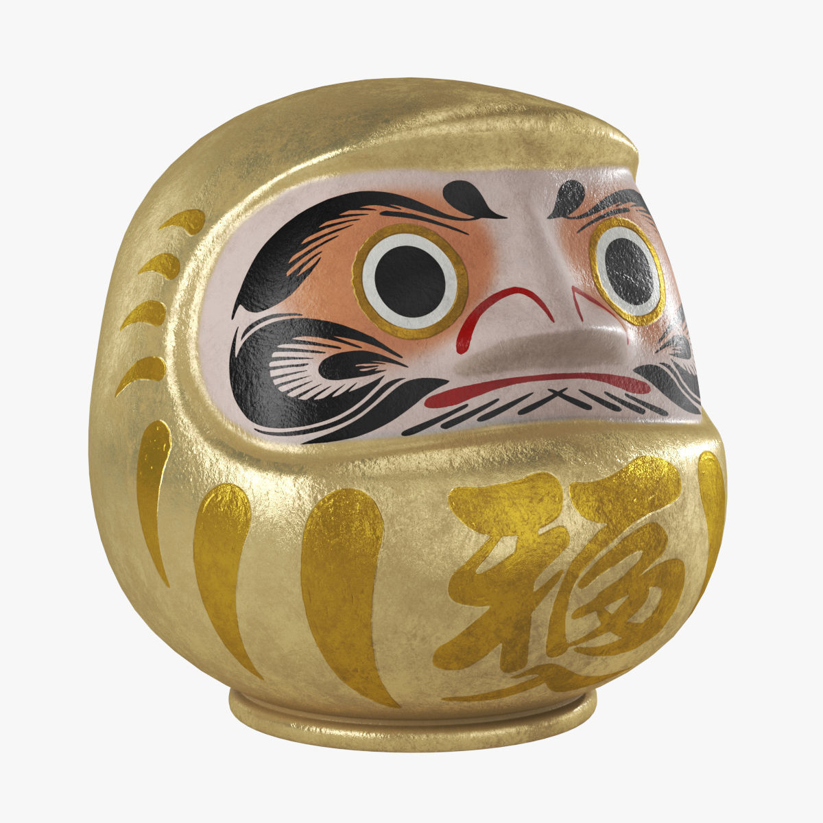Daruma doll 3D model_21